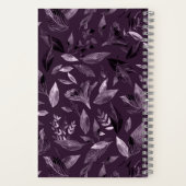 Wasserfarbengefallene Blätter 7 Notizblock (Rückseite)