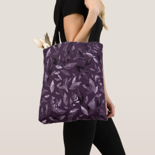 Wasserfarbengefallene Blätter 7 Tasche