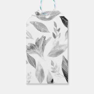 Wasserfarbengefallene Blätter 8 Geschenkanhänger