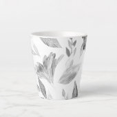 Wasserfarbengefallene Blätter 8 Milchtasse (Vorderseite)