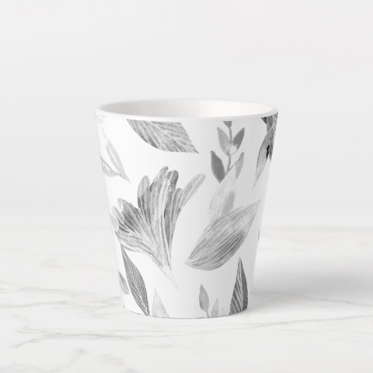 Wasserfarbengefallene Blätter 8 Milchtasse (Vorderseite)