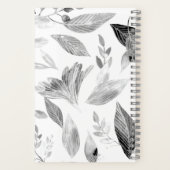 Wasserfarbengefallene Blätter 8 Notizblock (Rückseite)