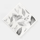 Wasserfarbengefallene Blätter 8 Serviette (Ecke)