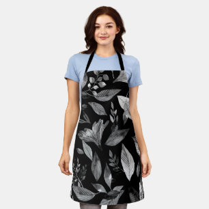 Wasserfarbengefallene Blätter 9 Schürze