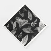 Wasserfarbengefallene Blätter 9 Serviette (Ecke)