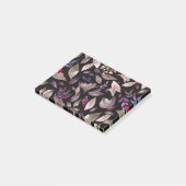 Wasserfarbengefallene Blätter Post-it Klebezettel (angewinkelt)