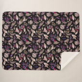 Wasserfarbengefallene Blätter Sherpadecke (Vorderseite (Horizontal))