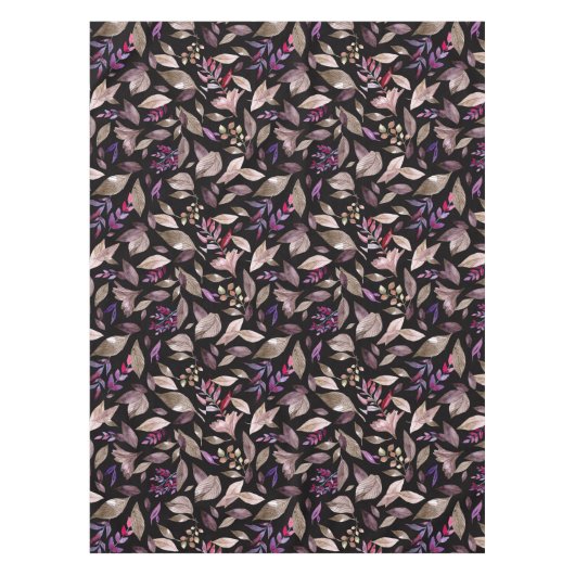 Wasserfarbengefallene Blätter Tischdecke (Vorderseite)