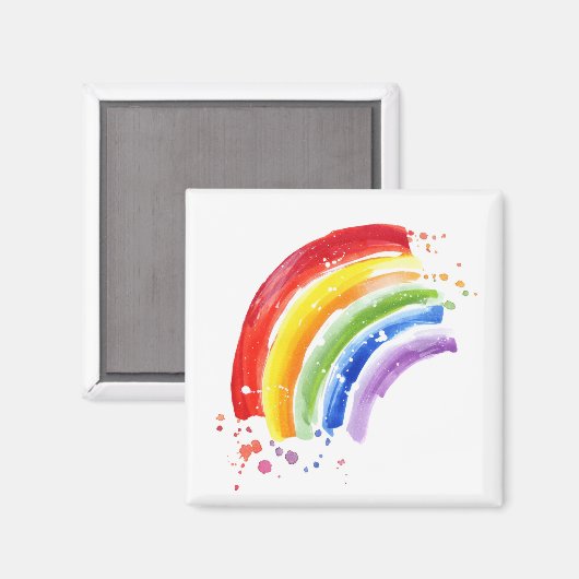 Wasserfarbengeflecht Magnet (Vorderseite/Rückseite)