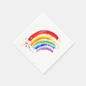 Wasserfarbengeflecht Serviette (Ecke)