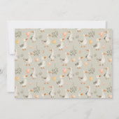 Wasserfarbengel - Kinderdusche Danke Karte (Rückseite)