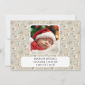 Wasserfarbengel - Kinderdusche Danke Karte (Rückseite)