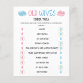 Wasserfarbengender zeigen Alte Ehefrauen Spiel (Rückseite)