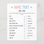 Wasserfarbengender zeigen den Namen des Babyspiels (Rückseite)