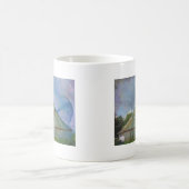 Wasserfarbengeplattierter Stall Kaffeetasse (Mittel)