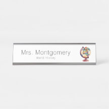 Wasserfarbengeschichte oder Geografie-Lehrer