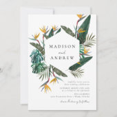 Wasserfarbengezwitscher Einladung (Vorderseite)