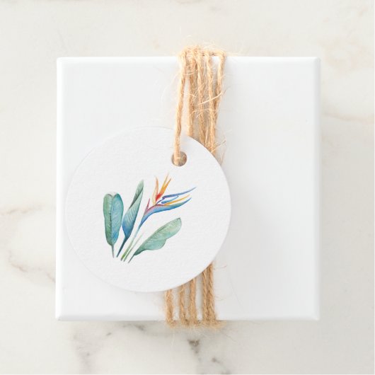 Wasserfarbengezwitscher Geschenkanhänger (Beispiel)