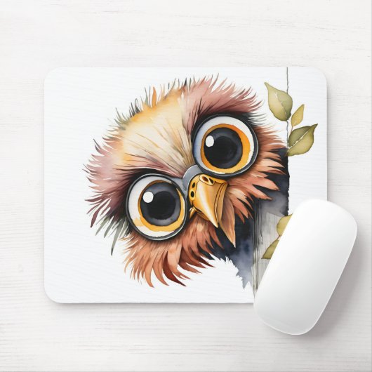 Wasserfarbengezwitscher Mousepad (Mit Mouse)