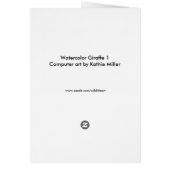 WasserfarbenGiraffe 1 (Hinten)