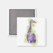 WasserfarbenGiraffe 1 Magnet (Vorderseite/Rückseite)