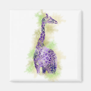 WasserfarbenGiraffe 1 Magnet