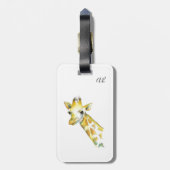 WasserfarbenGiraffe Gepäckanhänger (Rückseite vertikal)