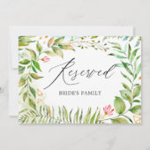 Wasserfarbengrün Kristallbrille Hochzeit vorbehalt Einladung (Vorderseite)