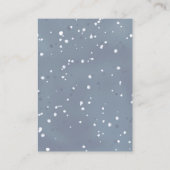 Wasserfarbenhandbücher für Babytickets Begleitkarte (Rückseite)