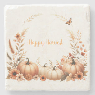 Wasserfarbenhappy Harvest Steinuntersetzer