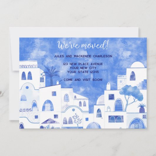 Wasserfarbenhäuser Änderung der Anschrift Ankündigung (Vorderseite)