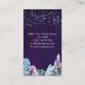 Wasserfarbenheilkristalle Visitenkarte (Rückseite)