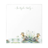 Wasserfarbenherden Personalisiertes Geschirr Notizblock (Vorderseite)