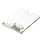 Wasserfarbenherden Personalisiertes Geschirr Notizblock (Rotiert)