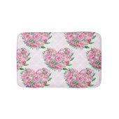 Wasserfarbenherz Badematte (Vorderseite)