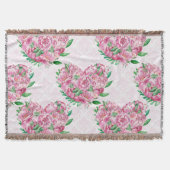 Wasserfarbenherz Decke (Vorderseite)