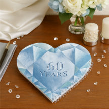Wasserfarbenherz Diamond 60. Ehejubiläum