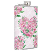 Wasserfarbenherz Flachmann (Rechts)