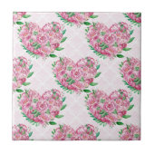 Wasserfarbenherz Fliese (Vorderseite)