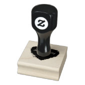 Wasserfarbenherz Gummistempel (Stempel)