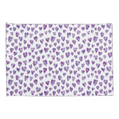 Wasserfarbenherz Kissenbezug (Rückseite-Rechts)