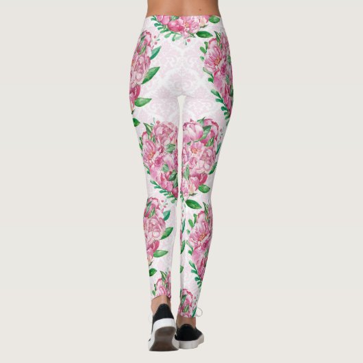 Wasserfarbenherz Leggings (Rückseite)