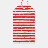 Wasserfarbenherz-Mode-Girl-Geschenketiketten Geschenkanhänger (Rückseite)