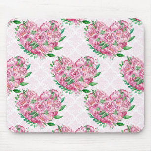 Wasserfarbenherz Mousepad