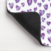 Wasserfarbenherz Mousepad (Ecke)