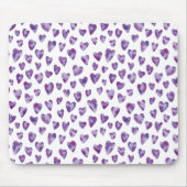 Wasserfarbenherz Mousepad (Vorne)