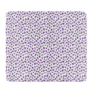 Wasserfarbenherz Schneidebrett