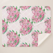 Wasserfarbenherz Sherpadecke (Vorderseite (Horizontal))