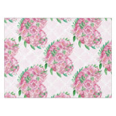 Wasserfarbenherz Tischdecke (Vorderseite (Horizontal))