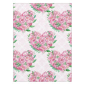 Wasserfarbenherz Tischdecke (Vorderseite)